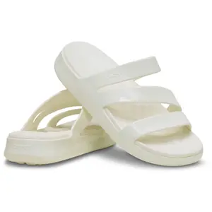 Girl's slides Crocs Getaway Patent Strappy image-1