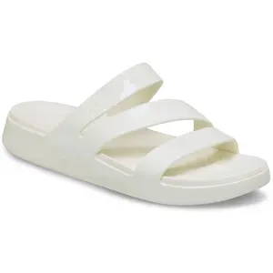 Girl's slides Crocs Getaway Patent Strappy image-4