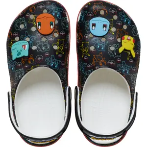 Παιδικά ξύλινα παπούτσια Crocs Pokemon Print Classic image-4