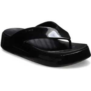 Wedge sandals for girls Crocs Getaway Platform Patent Flip image-1