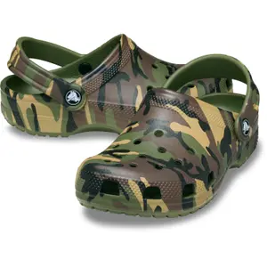 Zuecos de camuflaje para niño Crocs Classic image-1
