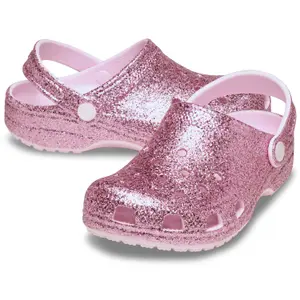 Παιδικά ξύλινα παπούτσια Crocs Classic Chunky Glitter K image-5