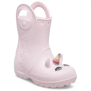 Baby rain boots Crocs Handle It Unicorn image-1