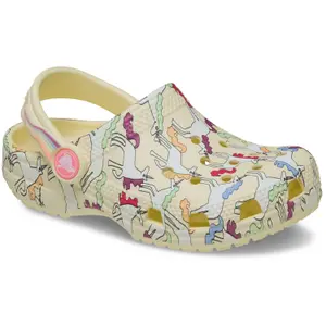 Tamancos de bebé Crocs Classic Unicorn image-1
