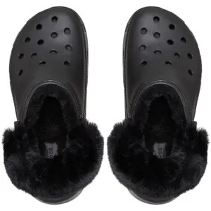 Sabots femme Crocs Classic Platform Fuzz Lined image-2