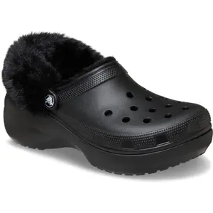 Sabots femme Crocs Classic Platform Fuzz Lined image-4