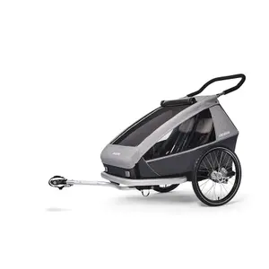 Remolque de bicicleta de dos plazas para niños Croozer Keeke 2020 image-1