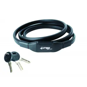 Cerradura de cable con llaves Crops 180 cm Ø 2 x 5 mm image-0