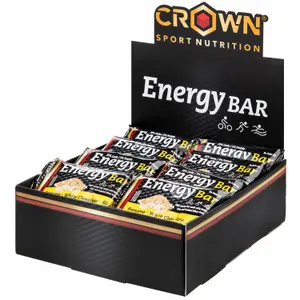 Barritas nutricionales Crown Sport Nutrition Energy - banane et chocolat blanc - 60 g (x12) image-0