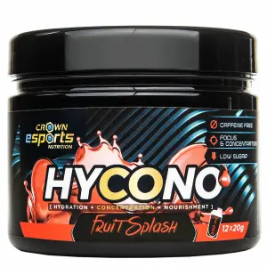 Boisson énergétique Crown Sport Nutrition Hycono - éclaboussure de fruits - 240 g image-1