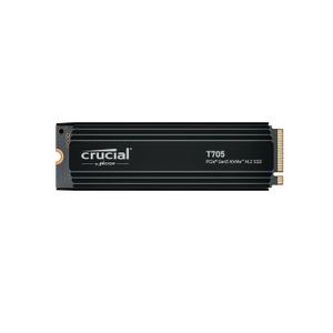 Disque dur SSD M.2 NVMe Gen5 Crucial CT4000T705SSD5 - T705 rad