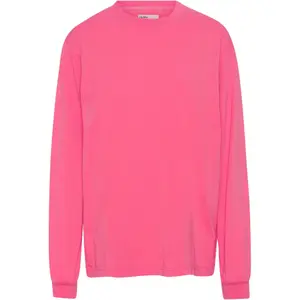 Tričko s dlouhými rukávy Colorful Standard Organic oversized bubblegum pink image-0