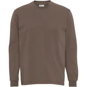 Long sleeve T-shirt Colorful Standard Organic oversized cedar brown image-0