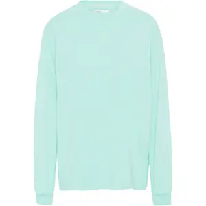 Tričko s dlouhými rukávy Colorful Standard Organic oversized light aqua image-0