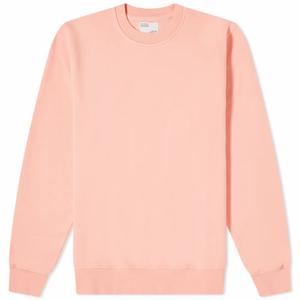 cs1005-brightcoral-sweatshirt-pescoco-redondo-colorful-standard-classic-organic-coral-brilhante