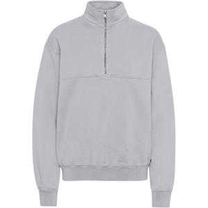 cs1014-limestonegrey-sweatshirt-med-1-4-dragkedja-colorful-standard-organic-limestone-grey-kalksten-gra