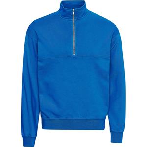 cs1014-pacificblue-sweatshirt-med-1-4-dragkedja-colorful-standard-organic-pacific-blue-stillahavsbla