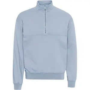 Sweatshirt 1/4 zip Colorful Standard Organic powder blue image-0