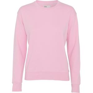 cs2052-flamingopink-damski-sweter-z-okraglym-dekoltem-colorful-standard-classic-organic-flamingo-pink-flamingi-rozowe