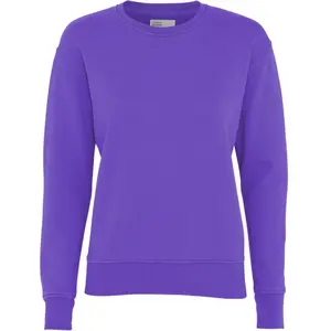 Women's round neck sweater Colorful Standard Classic Organic ultra violet image-0
