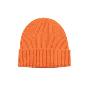 Gorro de lana Colorful Standard Merino burned orange image-0