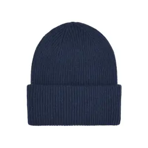 Πλεκτό σκουφί Colorful Standard Merino navy blue image-0