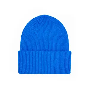 Πλεκτό σκουφί Colorful Standard Merino pacific blue image-0