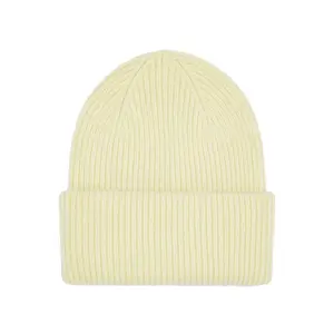 Czapka wełniana Colorful Standard Merino soft yellow image-0