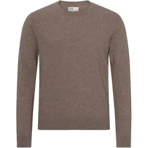 Pull col rond en laine Colorful Standard Light Merino warm taupe 2020 color image-0
