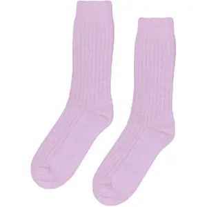 Wool socks Colorful Standard Merino Blend soft lavender image-0