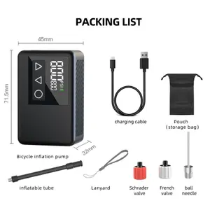 Gonfleur électrique mini pompe digitale CTR image-2