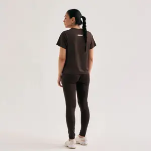 Vrouwelijke T-shirt met split Cuera Oncourt image-2