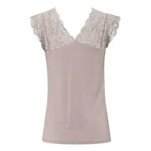 Women's lace tank top CULTURE Poppy image-3