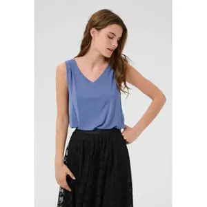 Débardeur col V femme CULTURE Poppy image-1