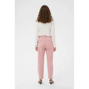 Pantalón chino de talle medio para mujer CULTURE Brita image-4