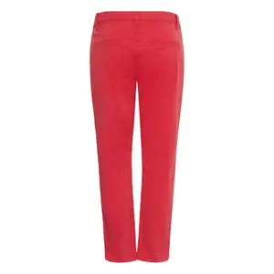 Pantalón chino de talle medio para mujer CULTURE Brita image-3
