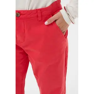 Pantalón chino de talle medio para mujer CULTURE Brita image-4