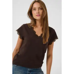 Women's T-shirt CULTURE Cubiana Lace image-2