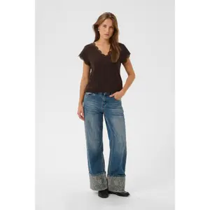 Women's T-shirt CULTURE Cubiana Lace image-4