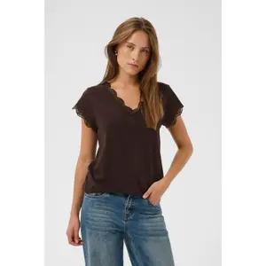 Women's T-shirt CULTURE Cubiana Lace image-5
