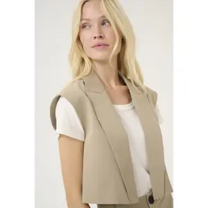 Sleeveless jacket for women CULTURE CUDaina Anie image-5