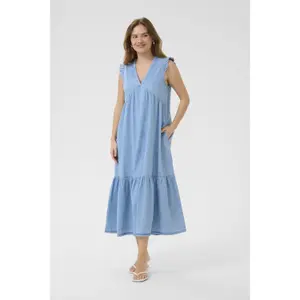 Sleeveless dress for women CULTURE Berteline Arpa image-1