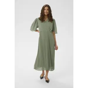 Wrap dress for women CULTURE Uni Cheila image-1