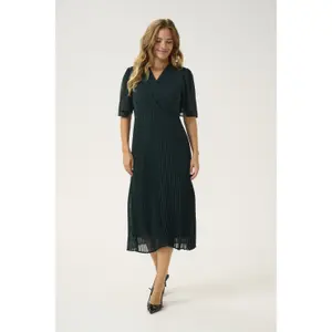 Wrap dress for women CULTURE Uni Cheila image-1
