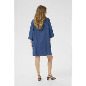 Women's denim dress CULTURE Pin Arpa image-4