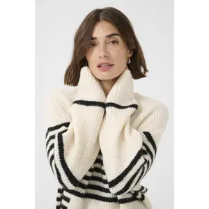 Maglione da donna CULTURE Nicky Kimmy Stripe image-5