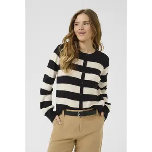 Women's cardigan CULTURE Callie Arrow Stripe image-1