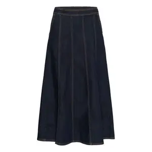 Langer Jeansrock Damen CULTURE Bobbie image-0