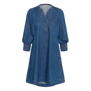 Women's denim dress CULTURE Arpa image-0