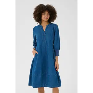 Damen Jeanskleid mit 3/4-Ärmeln CULTURE Allura Arpa image-2